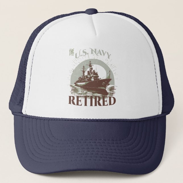 Gorra De Camionero The United States Navy Retired (Anverso)