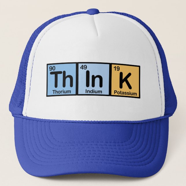 Gorra De Camionero Think hizo de elementos (Anverso)