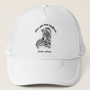 Gorra De Camionero Think Zebras