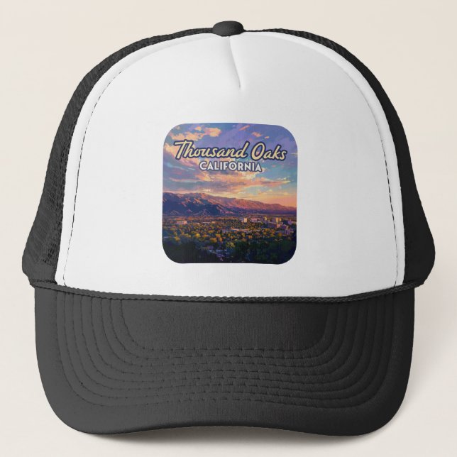 Gorra De Camionero Thousand Oaks California Los Angeles Ventura (Anverso)