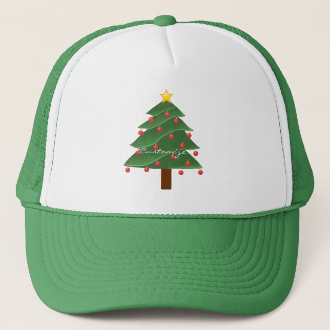 Gorra De Camionero Thunder_Cove de árbol de Navidad (Anverso)