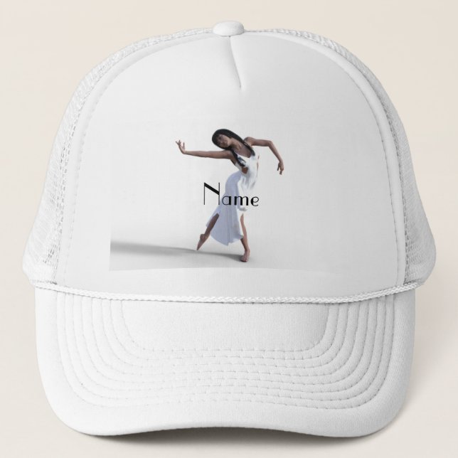 Gorra De Camionero Thunder_Cove de bailarina de vestir blanco (Anverso)