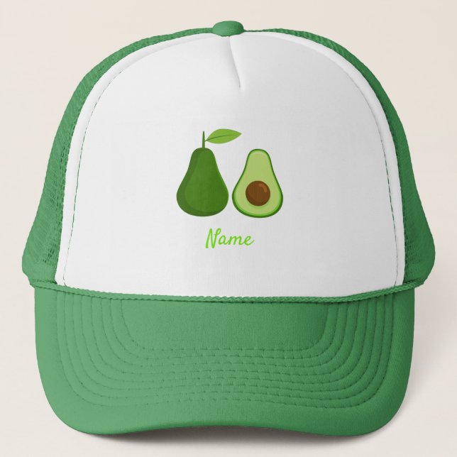 Gorra De Camionero Thunder_Cove de diseño de aguacate Lover (Anverso)