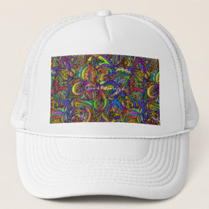 Gorra De Camionero Thunder_Cove de diseño psicodélico de Hippie Groov