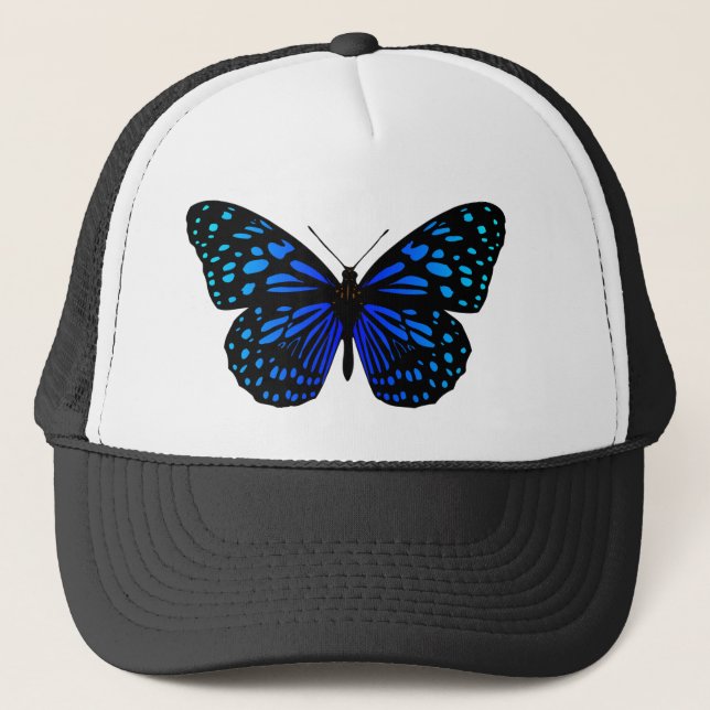 Gorra De Camionero Thunder_Cove de mariposa azul (Anverso)