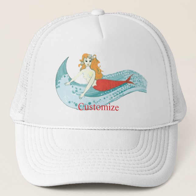 Gorra De Camionero Thunder_Cove de sirena en oleada (Anverso)