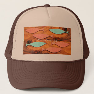Gorra De Camionero Thunder_Cove de tres patrones de peces