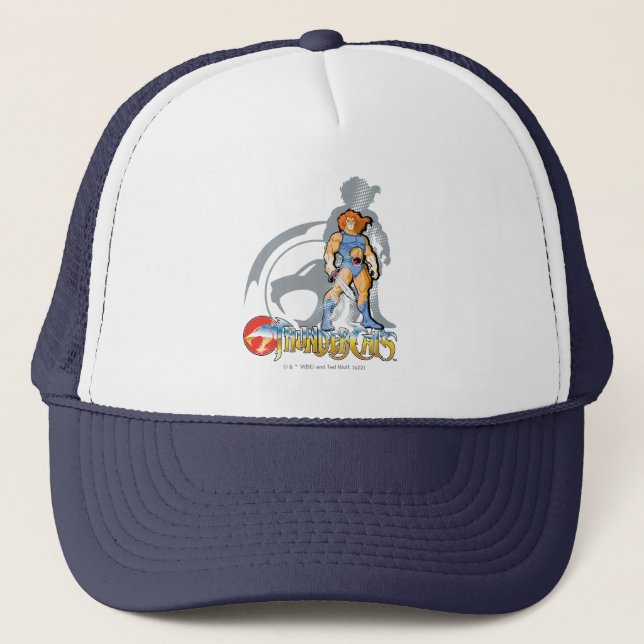 Gorra De Camionero ThunderCats | Gráfica de Sombra de León-O Halftton (Anverso)
