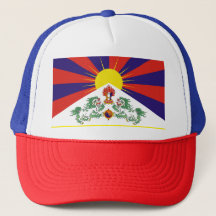 Tibet, Leones de nieve, bandera tibetana - Los Him