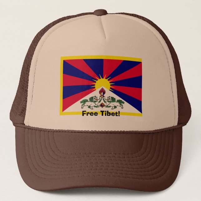 Gorra De Camionero ¡Tíbet libre! (Anverso)