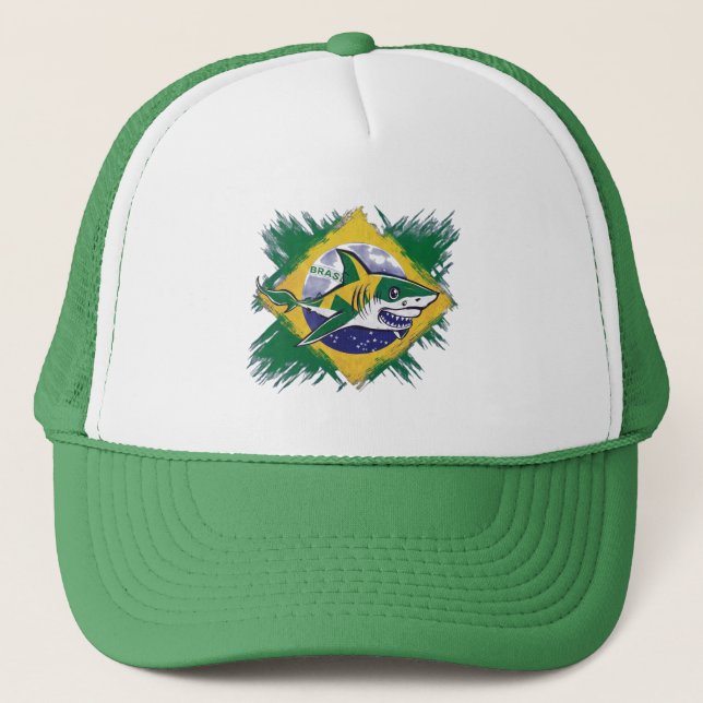Gorra De Camionero Tiburón brasileño (Anverso)