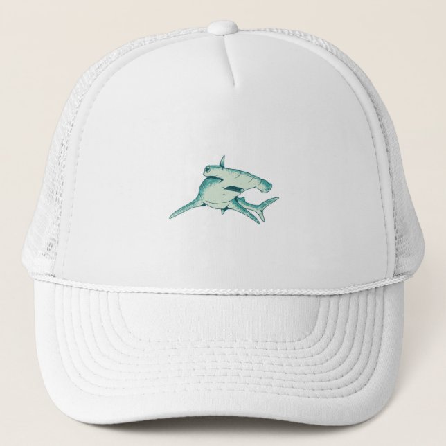 Gorra De Camionero Tiburón martillo (Anverso)