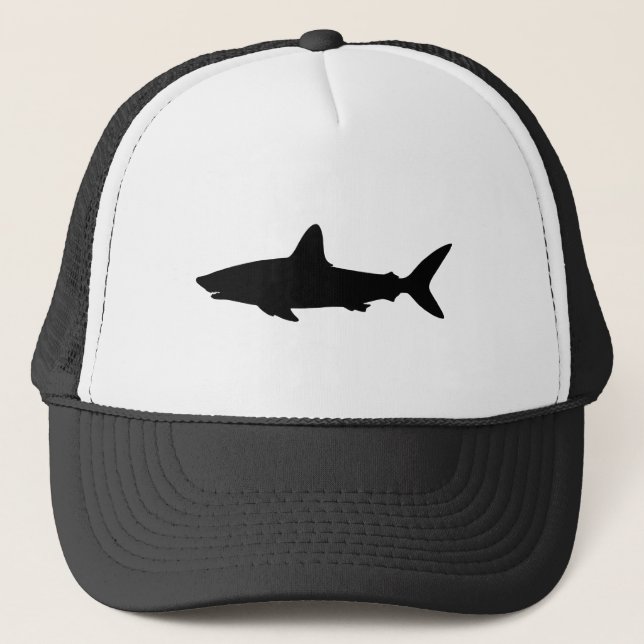 Gorra De Camionero Tiburón nadando (Anverso)