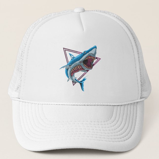 Gorra De Camionero Tiburón zombi (Anverso)