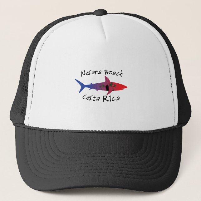 Gorra De Camionero Tiburones de Costa Rica - playa del nosara (Anverso)