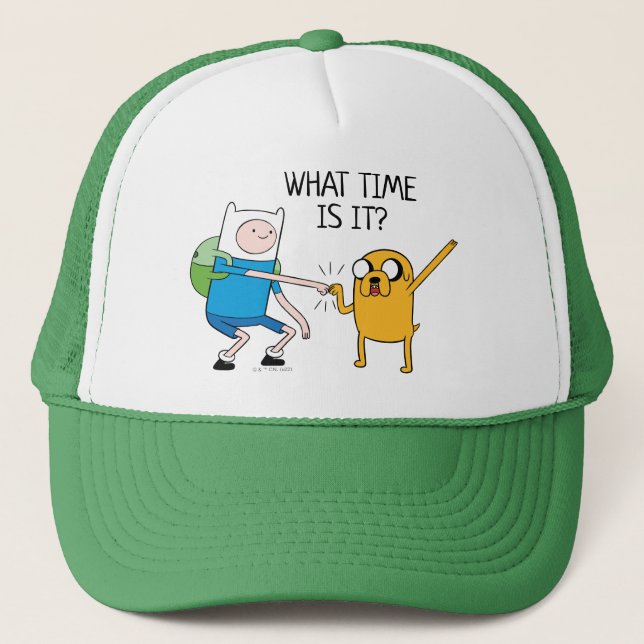 Gorra De Camionero Tiempo de aventura | Finn & Jake Fist Bump (Anverso)