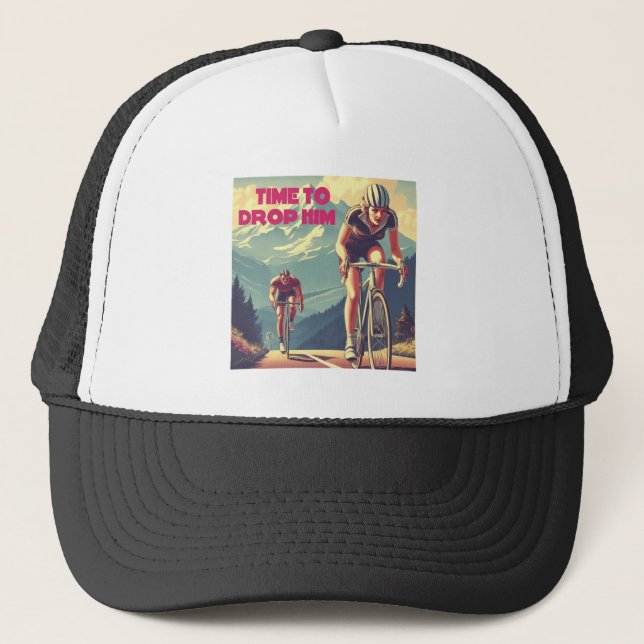 Gorra De Camionero Tiempo De Dejarlo En Ciclismo (Anverso)