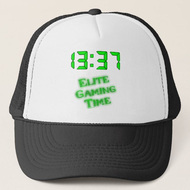 Gorra De Camionero Tiempo de juego de 1337 (Anverso)