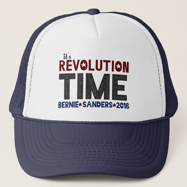 Gorra De Camionero Tiempo de la revolución - chorreadoras 2016 de (Anverso)