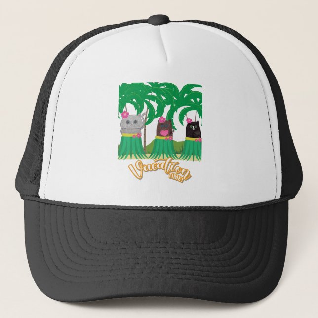 Gorra De Camionero Tiempo de vacaciones (Anverso)