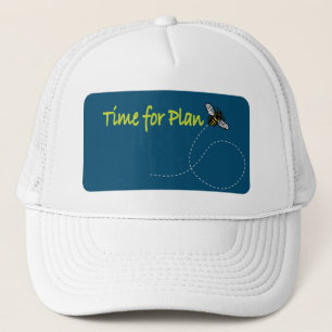 Gorra De Camionero Tiempo para Plan Bee BG Verde azulado