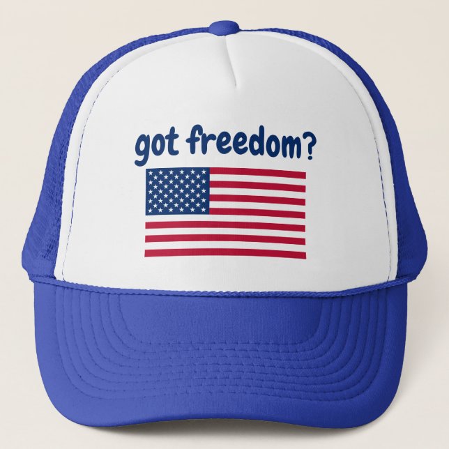 Gorra De Camionero ¿Tiene libertad?Gorra de béisbol (Anverso)