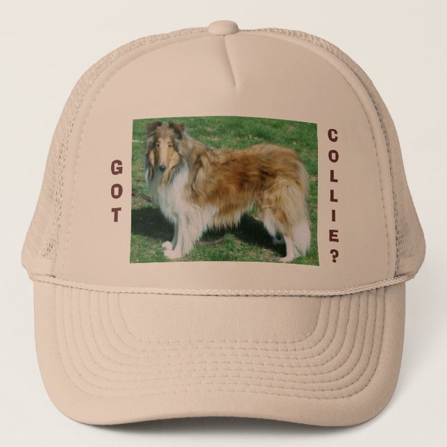 GORRA DE CAMIONERO ¿TIENES, COLLIE? (Anverso)