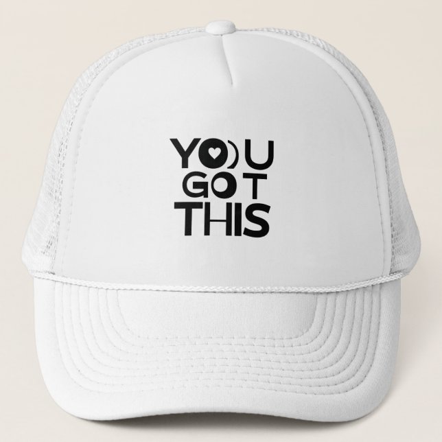 Gorra De Camionero TIENES ESTO - Audaz Cita Motivacional (Anverso)