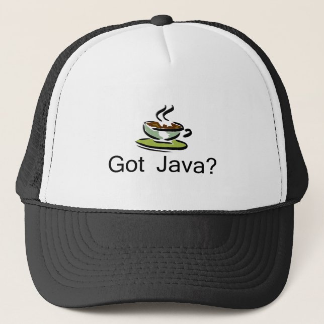 Gorra De Camionero ¿Tienes Java? (Anverso)