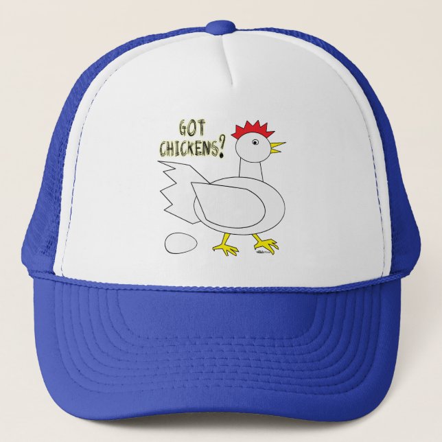 Gorra De Camionero ¿Tienes pollos? (Anverso)