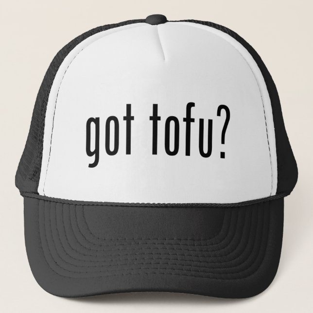 Gorra De Camionero ¿Tienes tofu? ¡Proteína vegetariana vega! (Anverso)