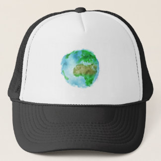 Gorra De Camionero Tierra de acuarela simple