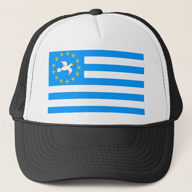 Gorra De Camionero Tierra de Ambazonia - de Amba - bandera de (Anverso)