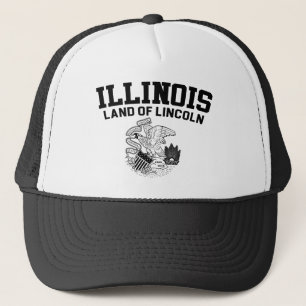 Gorra De Camionero Tierra de Illinois de Lincoln