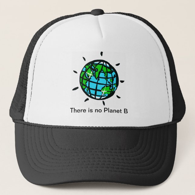 Gorra De Camionero TIERRA - No hay planeta B - Conservación - Ecologí (Anverso)