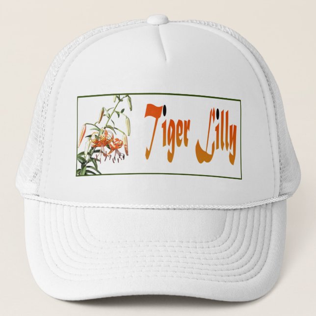 Gorra De Camionero Tiger Lilly (Anverso)