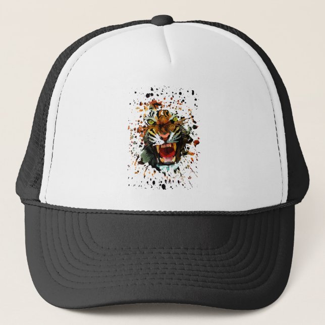Gorra De Camionero Tiger Roar (Anverso)