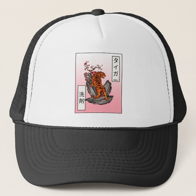 Gorra De Camionero Tiger Sensai – Tiger Detergent (Anverso)