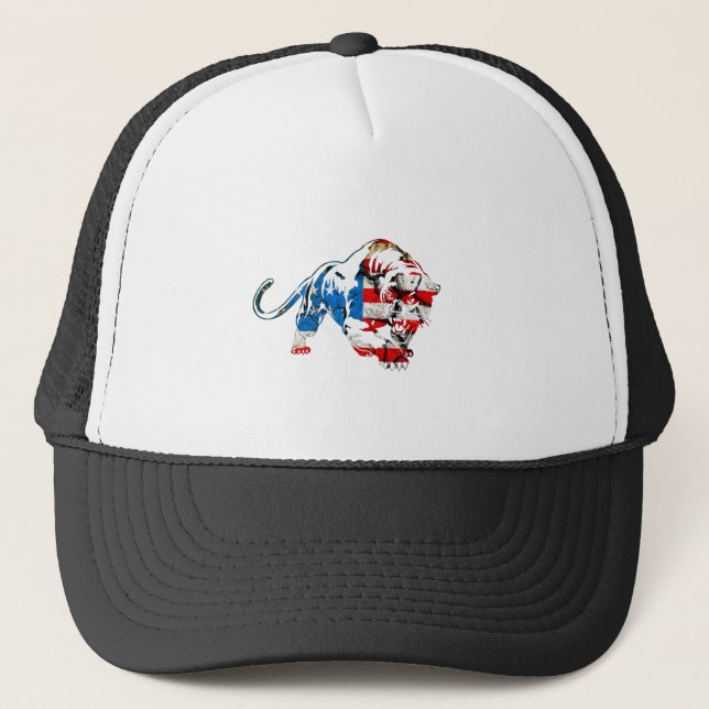 Gorra De Camionero Tigre americano (Anverso)
