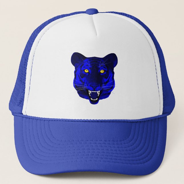 Gorra De Camionero Tigre azul (Anverso)