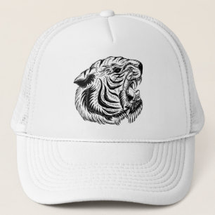 Gorra De Camionero Tigre blanco negro