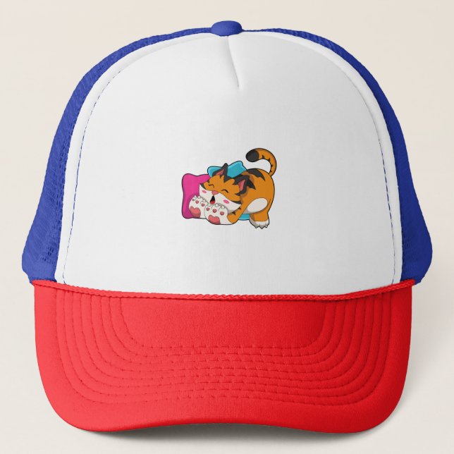 Gorra De Camionero Tigre cansado (Anverso)