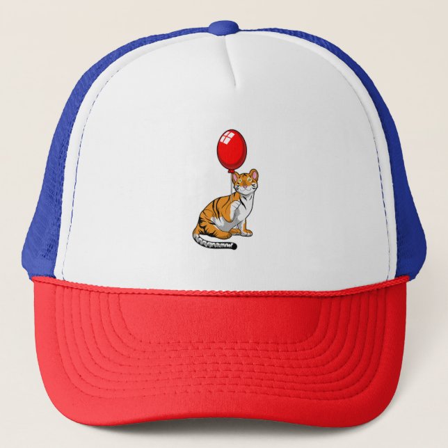 Gorra De Camionero Tigre con globo (Anverso)