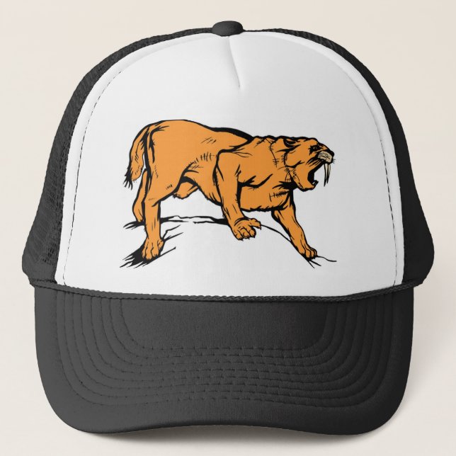Gorra De Camionero Tigre de Sabertooth (Anverso)