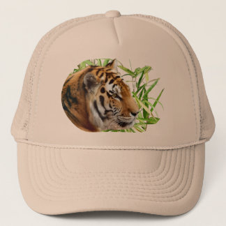 GORRA DE CAMIONERO TIGRE EN BAMBÚ