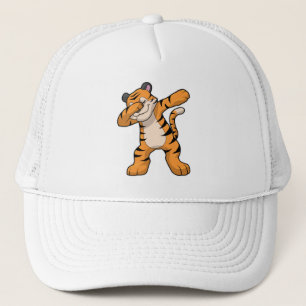 Gorra De Camionero Tigre en Hip Hop Dance Dab