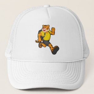 Gorra De Camionero Tigre en marcha con mochila