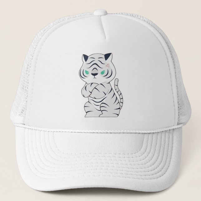 Gorra De Camionero Tigre enojado (Anverso)
