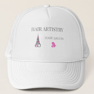 Gorra De Camionero Tijeras de Branding para Negocio de Salón de Belle