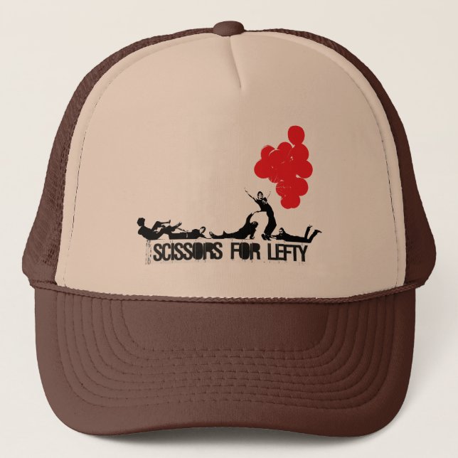 Gorra De Camionero Tijeras para el zurdo (Anverso)